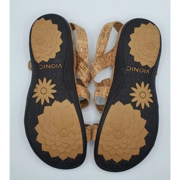 VIONIC Rest AMBER Tan Cork Sandal  Size 10  READ - Picture 10 of 13